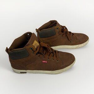 Levi's Walker WX casual sneaker boot Men’s 8.5 High Top Casual Brown